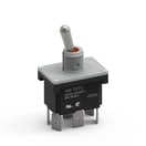 WS-TOTV Ø 12 mm Panel Cut-Out Vertical Operation Toggle Switch with 6.3 mm quick-connect Terminal